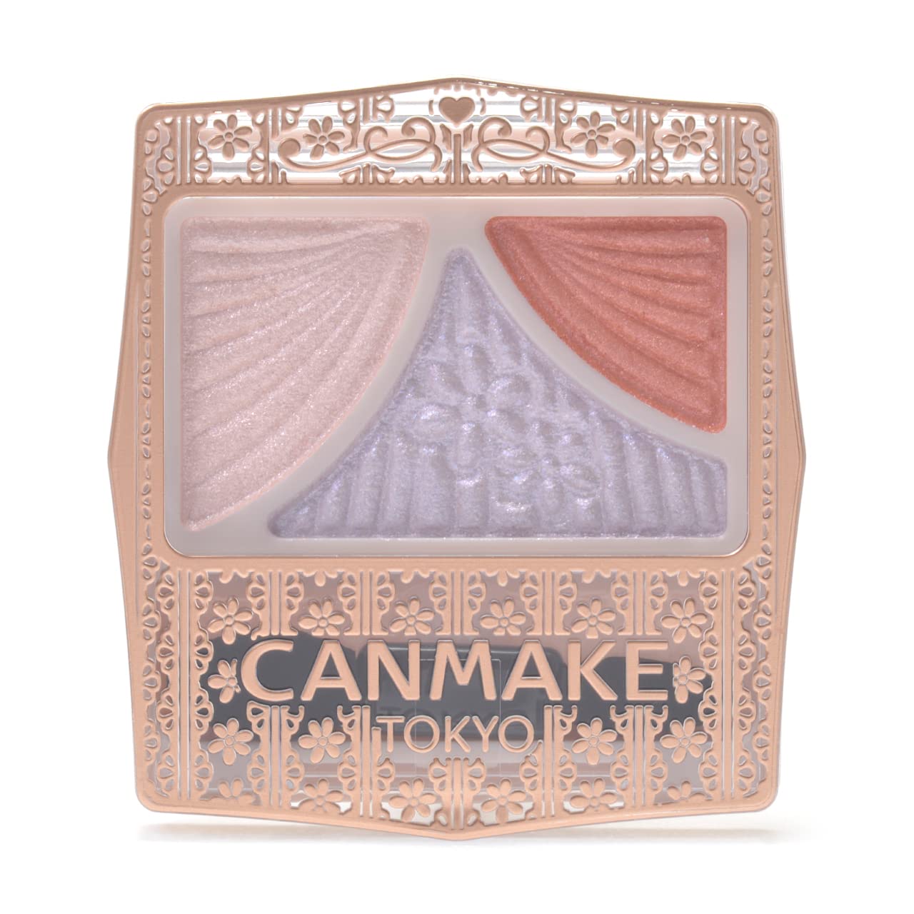Canmake Juicy Pure Eyes 16 Silhouette Sunrise 0.04 oz (1.2 g), Glossy, Transparent, Pearl, Glitter, Wet Gloss, Orange : Beauty