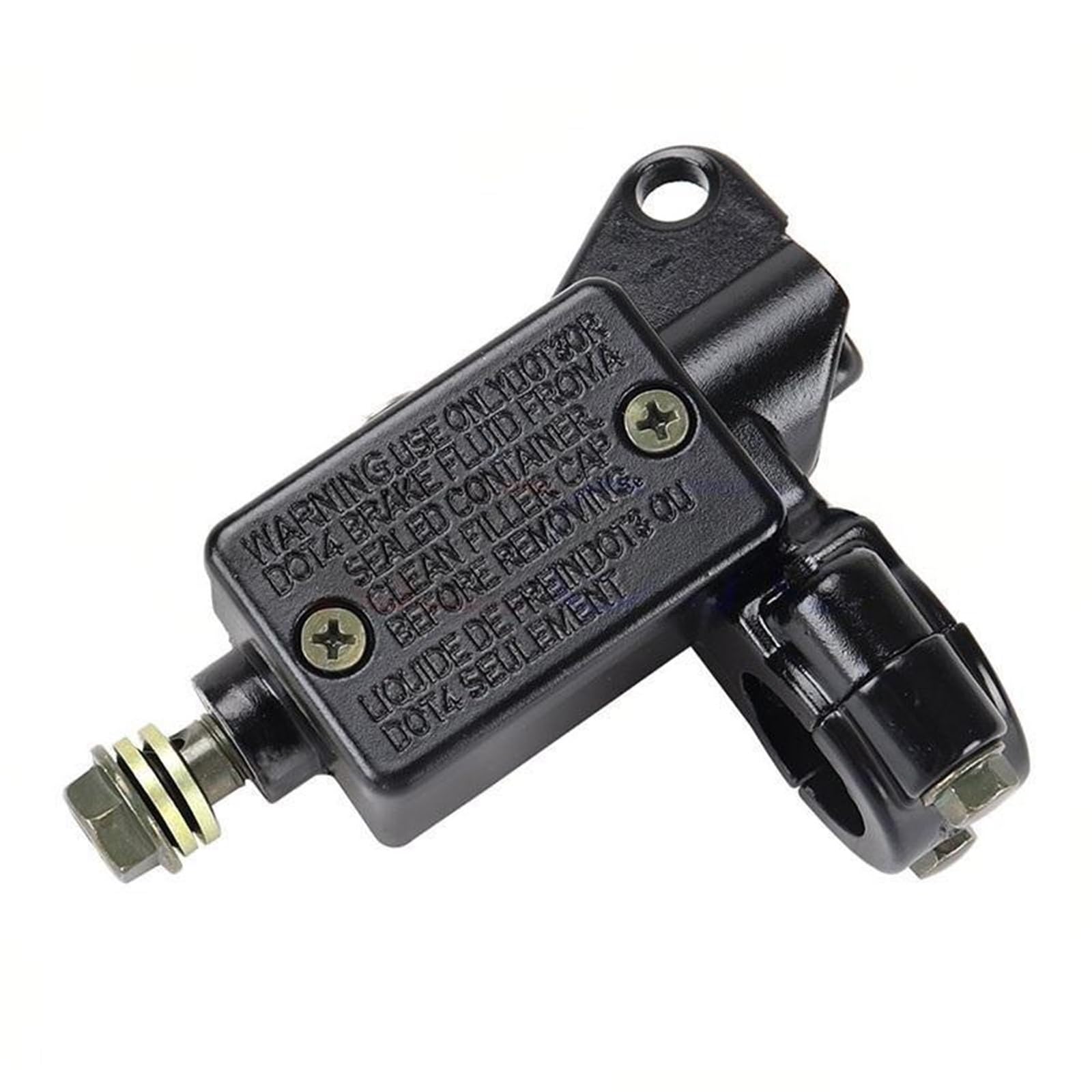 Pompa idraulica universale per cilindro principale freno anteriore frizione per moto da 16 mm, nera, 7/8" e 22 freno breve leva frizione