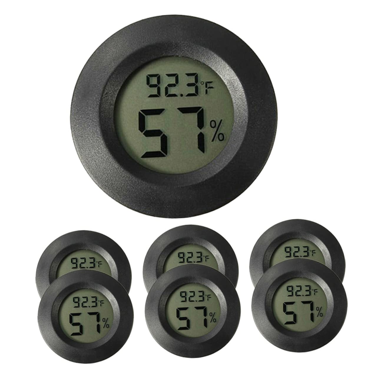 14pezzi Mini Igrometro per Terrario Misuratore e umidità per Rettili e Facile Usare e Resistente