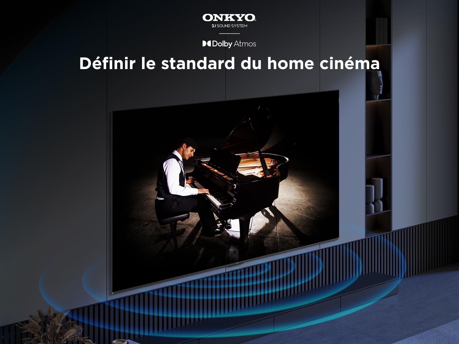 TCL 65T8C 65" QLED 4K HDR Ultra HD TV, Smart TV Powered by Google TV (Dolby Vision & Atmos, 144Hz Motion Clarity Pro, FreeSync, Onkyo 2.1 Sound, Voice Control)