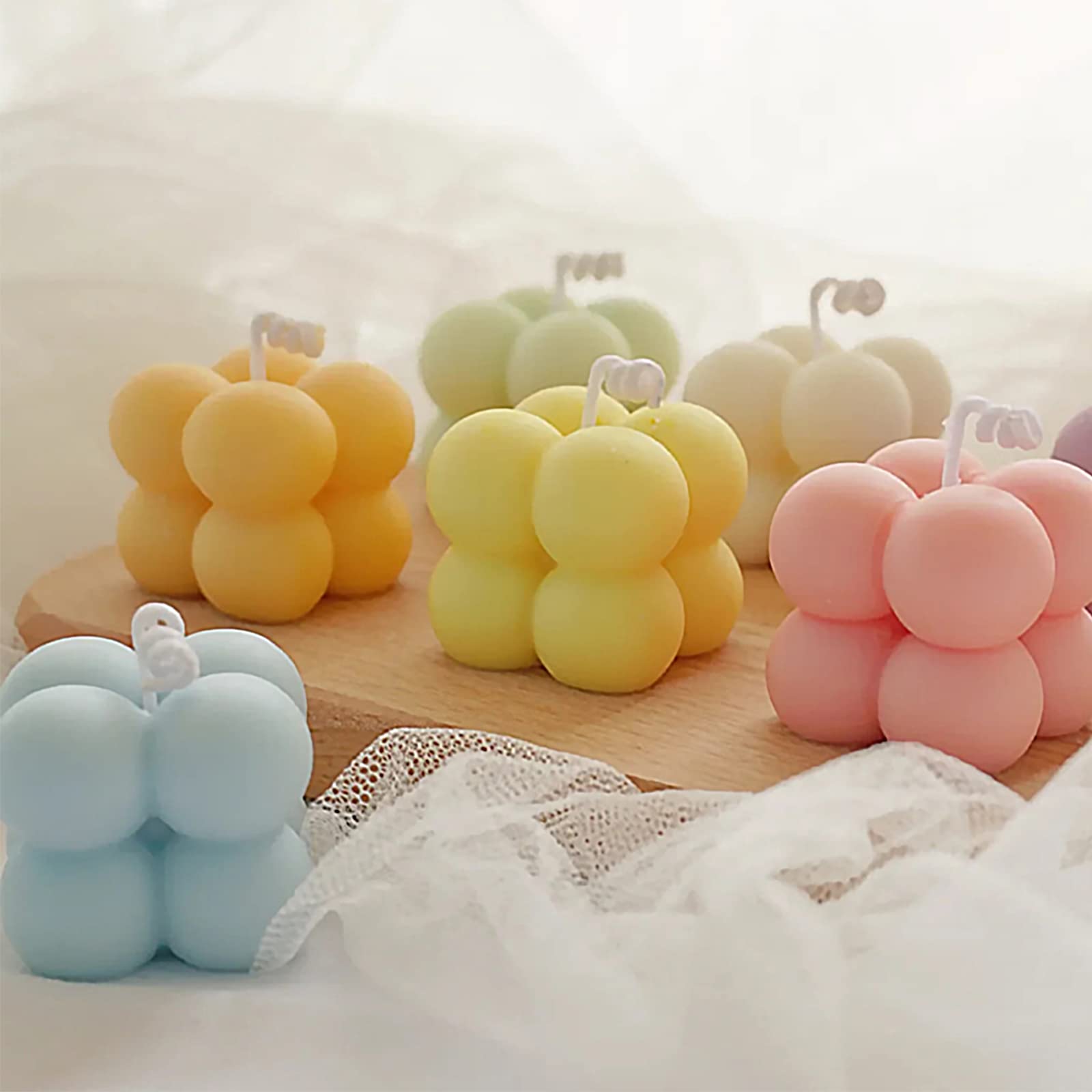 Stampo Silicone Per Candele A Bolle 3D - 15 Fori Per Creare Candele Artigianali, Cioccolatini E Saponi Fai Da Te