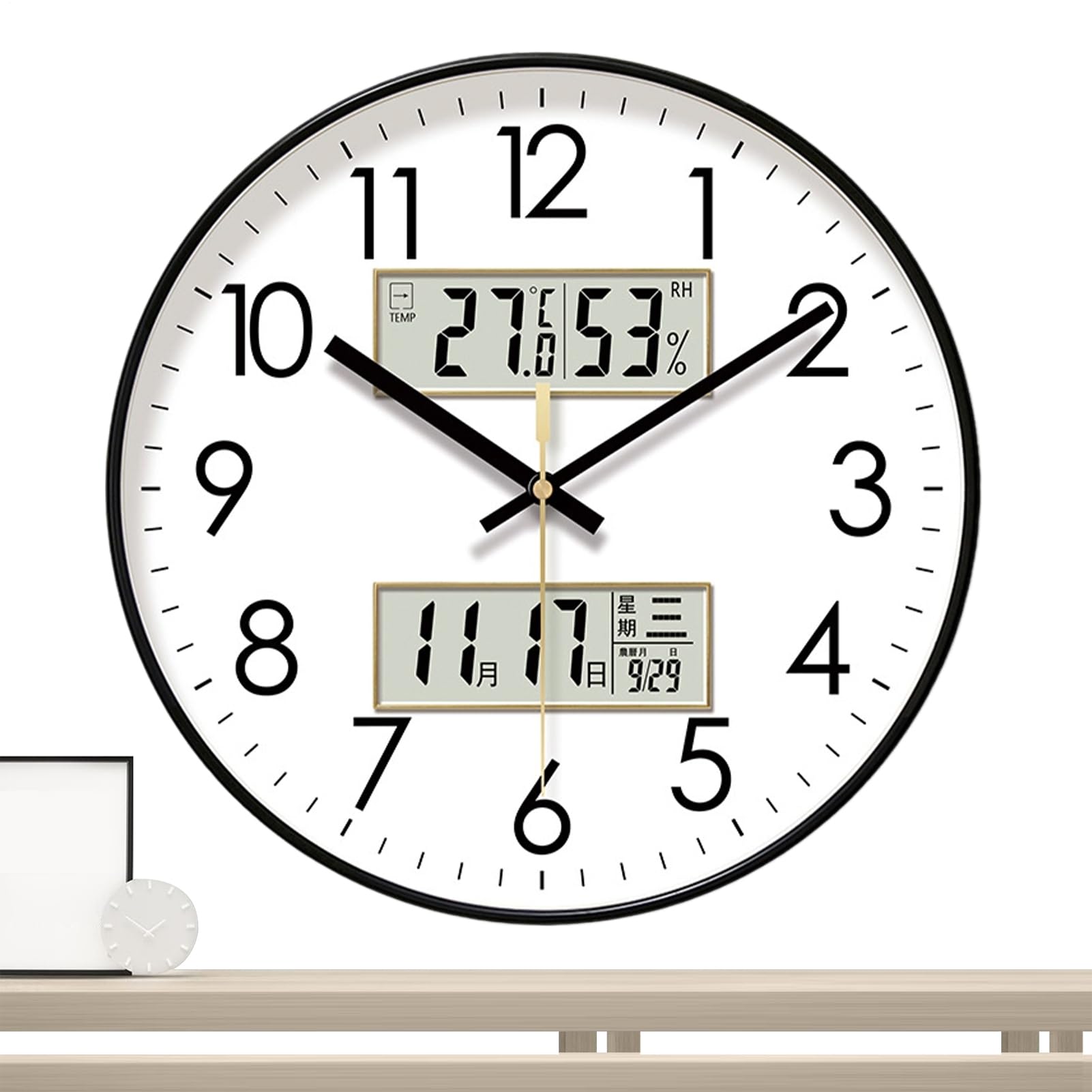 Horloge de nuit luminescente pour chambre : un réveil en douceur sans aucun bruit