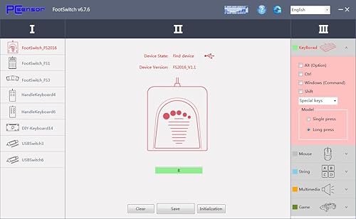 Miniatura 9 de iKKEGOL Interruptor de un solo pie USB Control One Key Pedal de acción de teclado de computadora personalizado HID