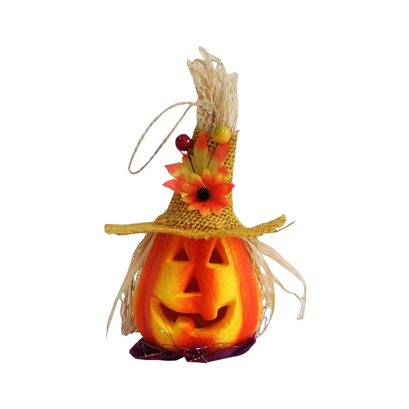 Jazuaiao Thin Spume Incised Vegetable Lamp with LED Radiances for Halloween Party Homeschooling Decoration Thin Halloween Decoration