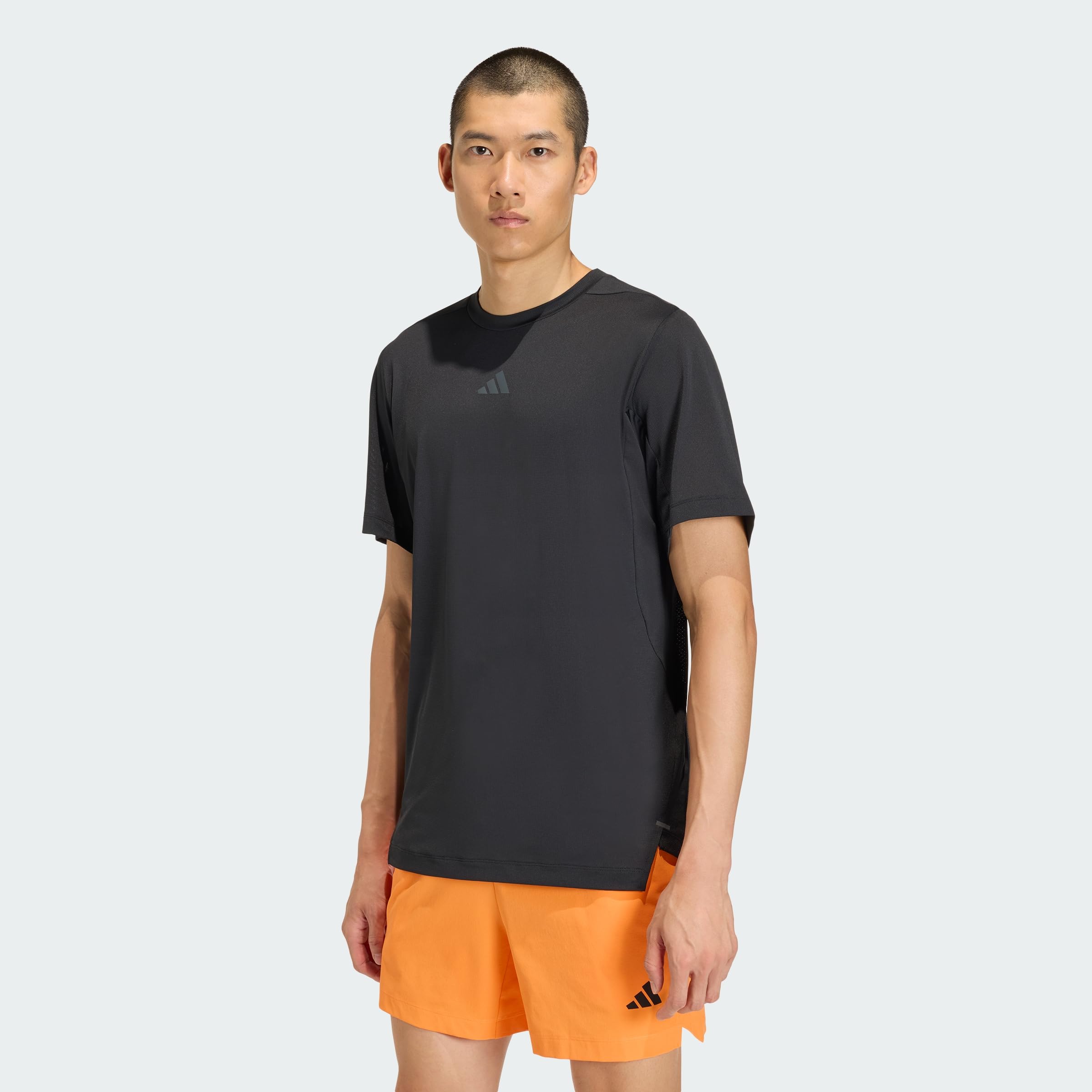 Adidas Men's Noir T-Shirt D4t Essentials