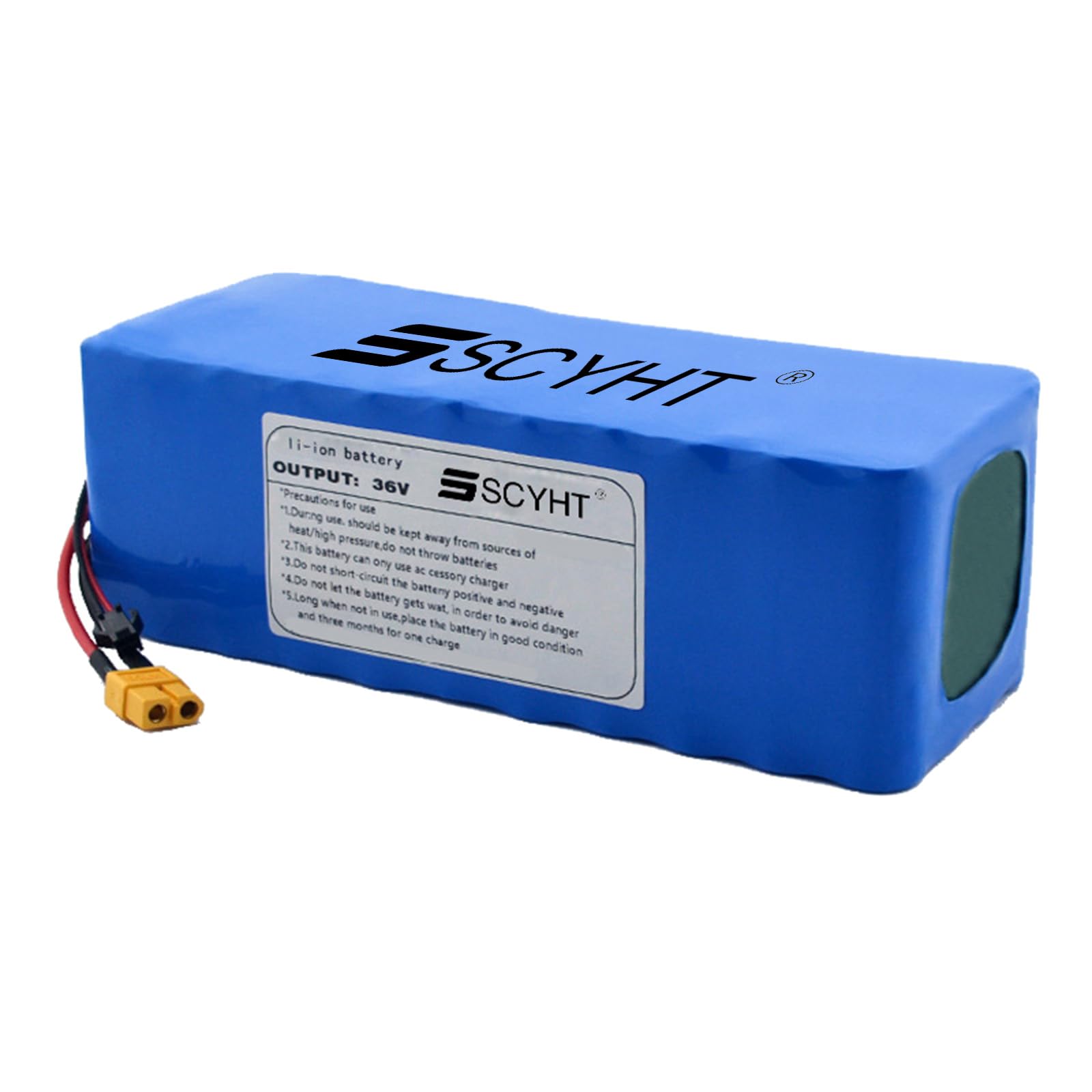 Batterie pour Trottinette électrique 36 V Batterie au Lithium 10 Ah 6 Ah 8 Ah Batteries Skateboard électrique Batteries de Remplacement pour Karting avec BMS,36v6ah SM+xt60