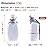 Azarxis Running Water Bottles Flask BPA Free Leakproof Hydration Vest Packs Waist Belt Replacement for Triathlon Marathon Hiking Cycling Climbing Jogging Runner (250ml/8.5oz with Clip)