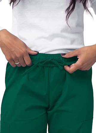Sivvan Scrubs for Women - Mock Wrap & Cargo Pants Scrub Set
