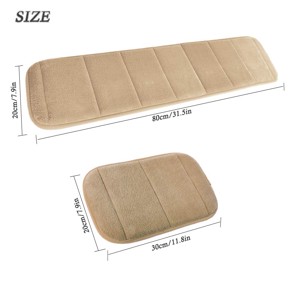 Snapklik.com : AUHOKY 2 Sets Ergonomic Computer Wrist Pad - Long ...