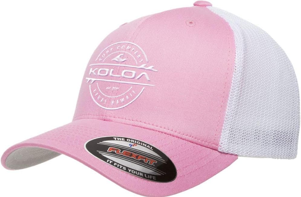 Koloa Surf Co. Premium Embroidered Thruster Logo Flexfit 6511 Truckers Caps