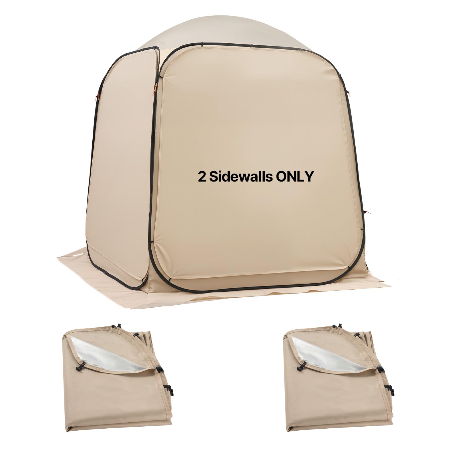 VEVOR Tente moustiquaire pliable de 3 x 2,8 m pour 4 à 8 personnes, auvent portable avec sac de transport, côtés en filet, piquets de sol, pour jardin, terrasse, arrière-cour, activités de plein air
