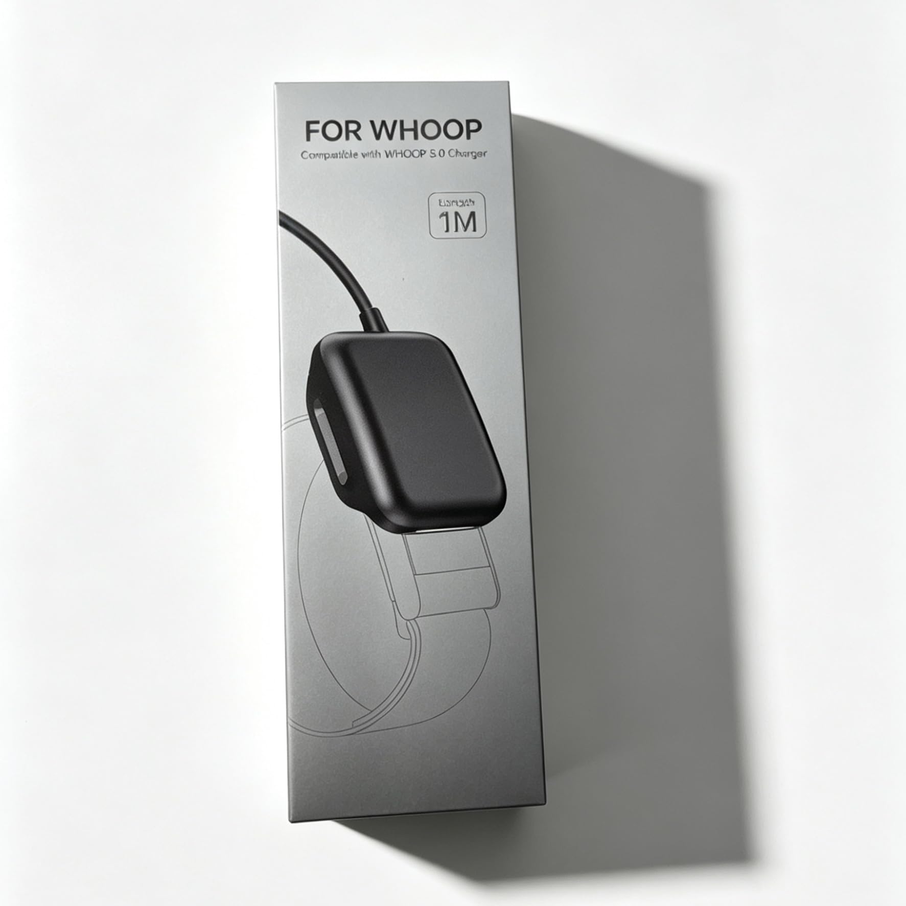 VeveXiao Kabelgebundenes Ladegerät kompatibel mit Whoop 5.0/MG, One, Peak, Life - langlebiges & wasserdichtes Ladegerät.Nicht kompatibel mit Whoop 4.0 (USB Typ C)