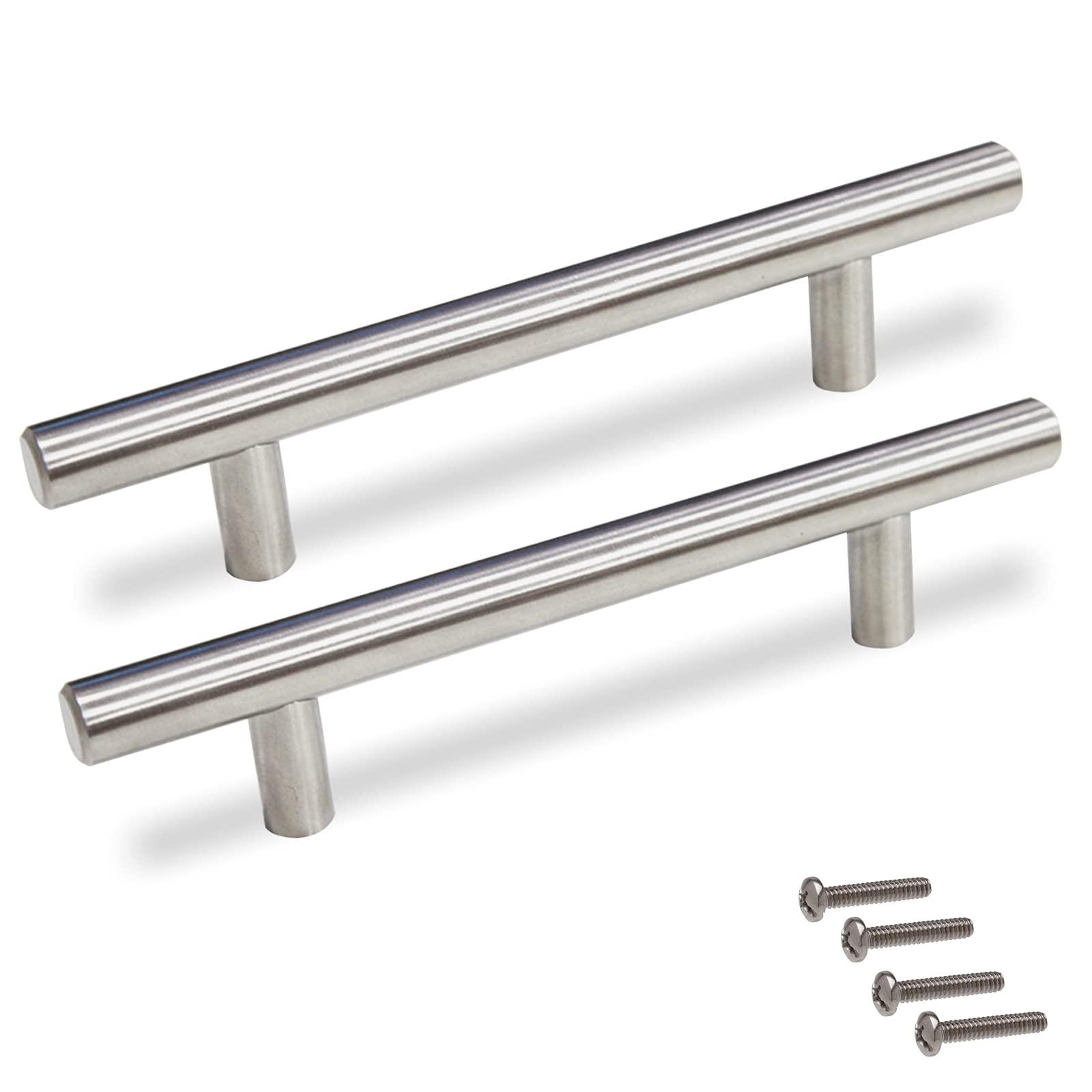 Buy Stainless Steel Kitchen T Bar Handle 96mm Hole Centre