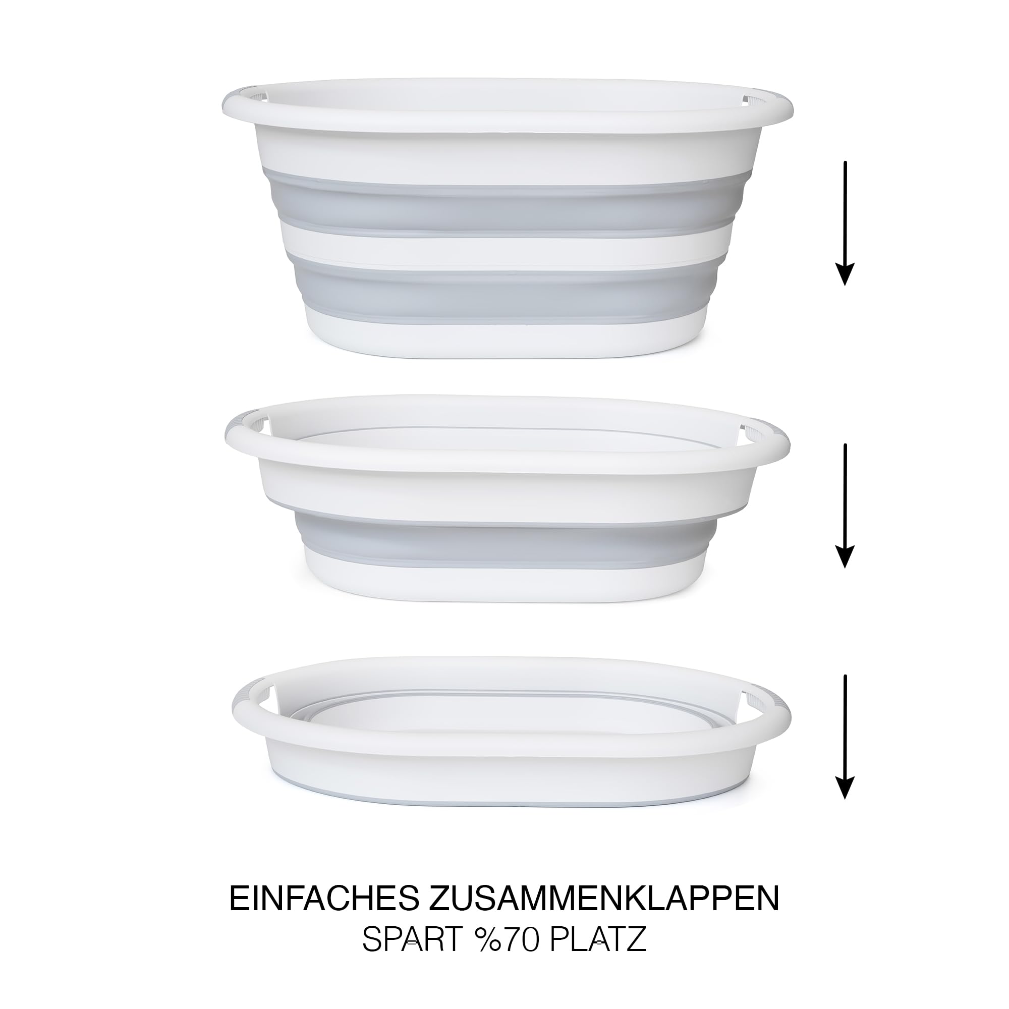 Lot De 2 Paniers à Linge Pliables Portables, Panier De Salle De Bain Et Toilettes Pour Vetements Sales Corbeille De Rangement Multifonction 97639635