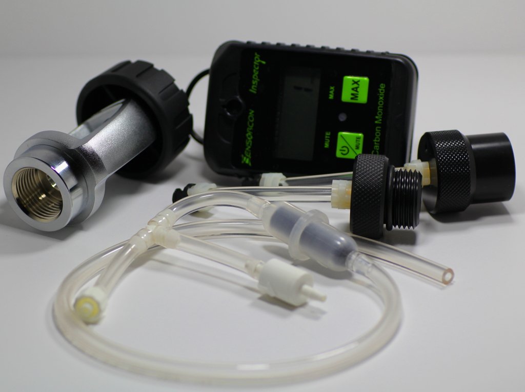 portable carbon monoxide detector for scuba diving