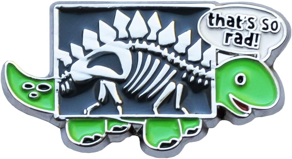 That's So Rad X-Ray Dinosaur Enamel Badge Reel Pin | Cute Radiology Tech Nurse Doctor Healthcare Medical Gift