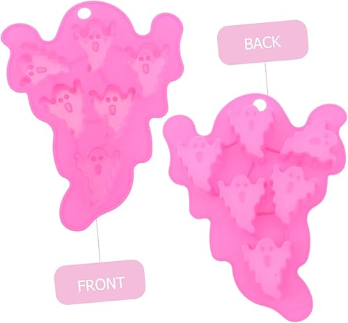 Miniatura 2 de UPKOCH 3 moldes para hornear de calabaza, moldes para hornear fantasmas, moldes para tartas de calabaza, moldes de calavera de Halloween, moldes de