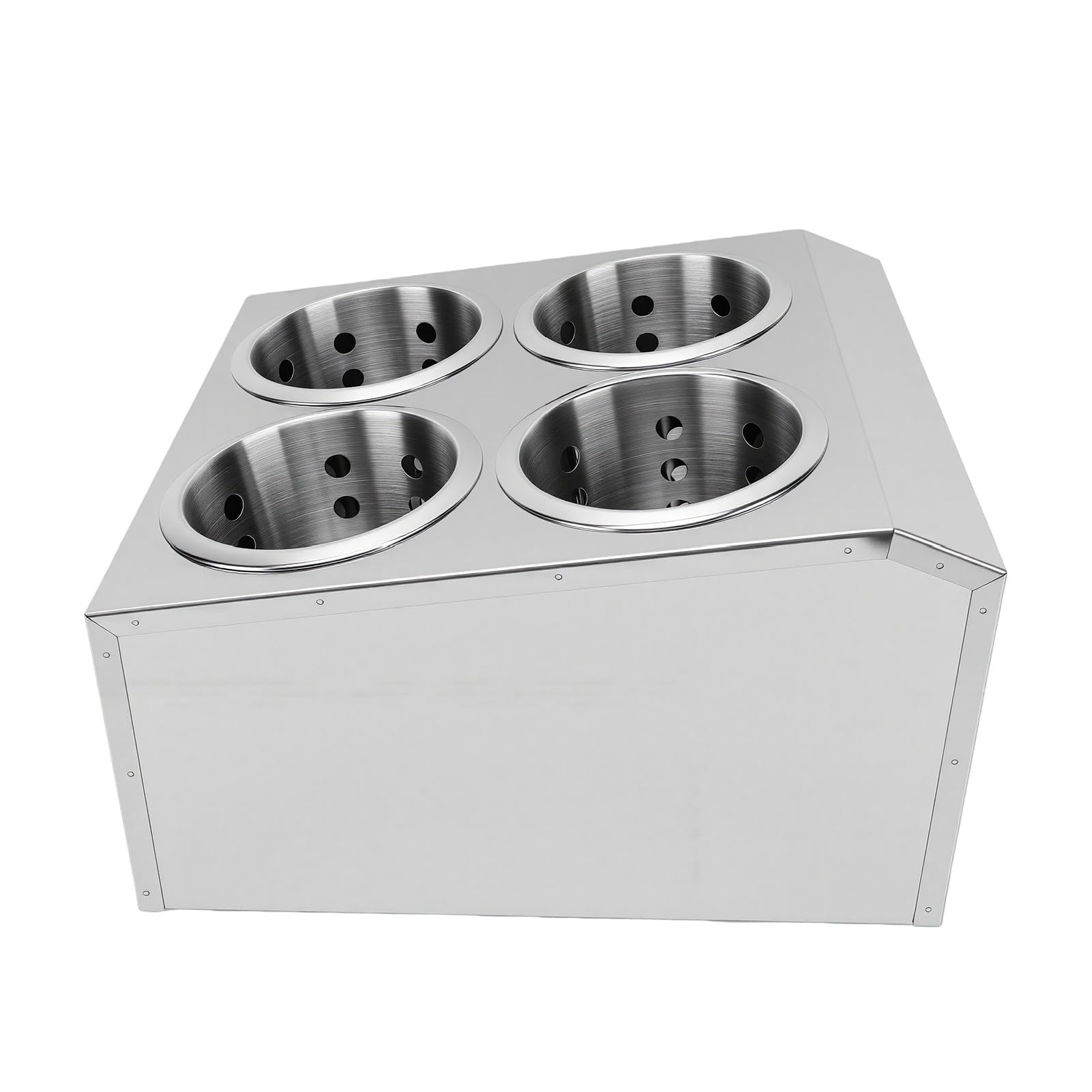 POENVFPO Support D'ustensiles de Cuisine en Acier Inoxydable, Design Stable