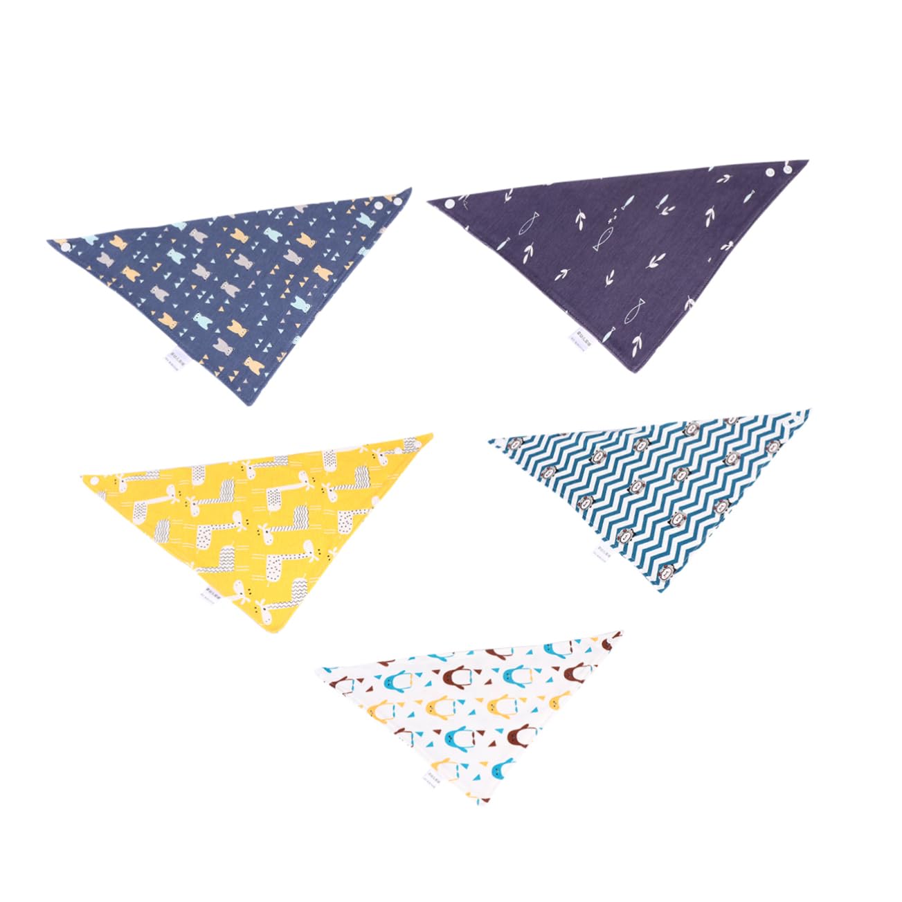 Abaodam 15stücke Saliva Towels Triangular Scarfs Für Neugeborene Kleinkinder Und Mädchen Leicht Und Saugfähig Für Füttern Starkem Sabbern Koreanisches Design