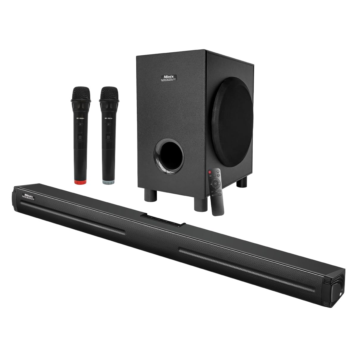 Minix (by Next&NextStar) MX-906 N+ Karaoke Soundbar (Bar,Subwoofer, Çift Mikrofon)