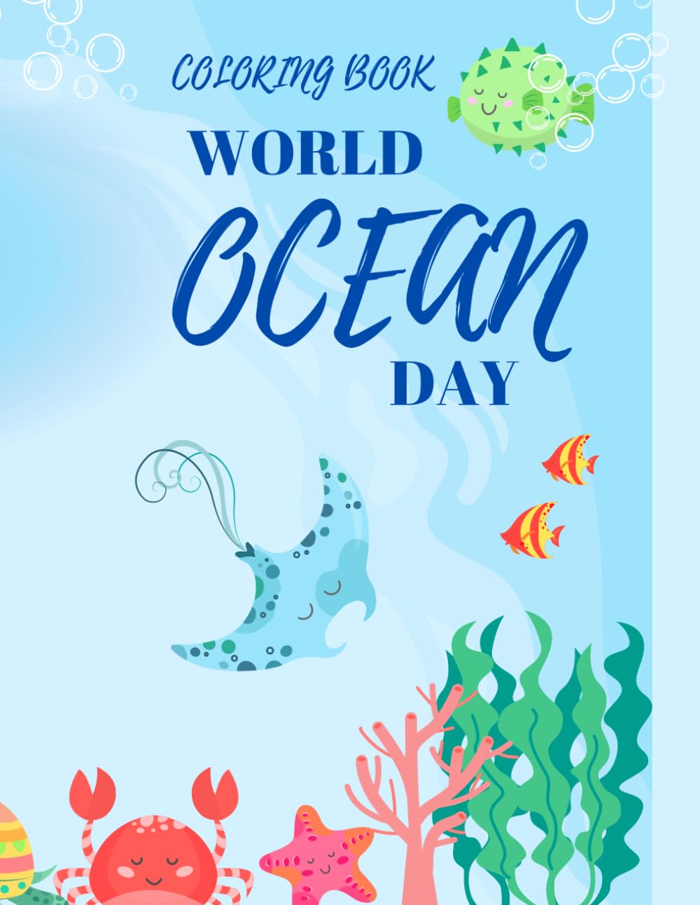 Coloring Book: Ocean Life