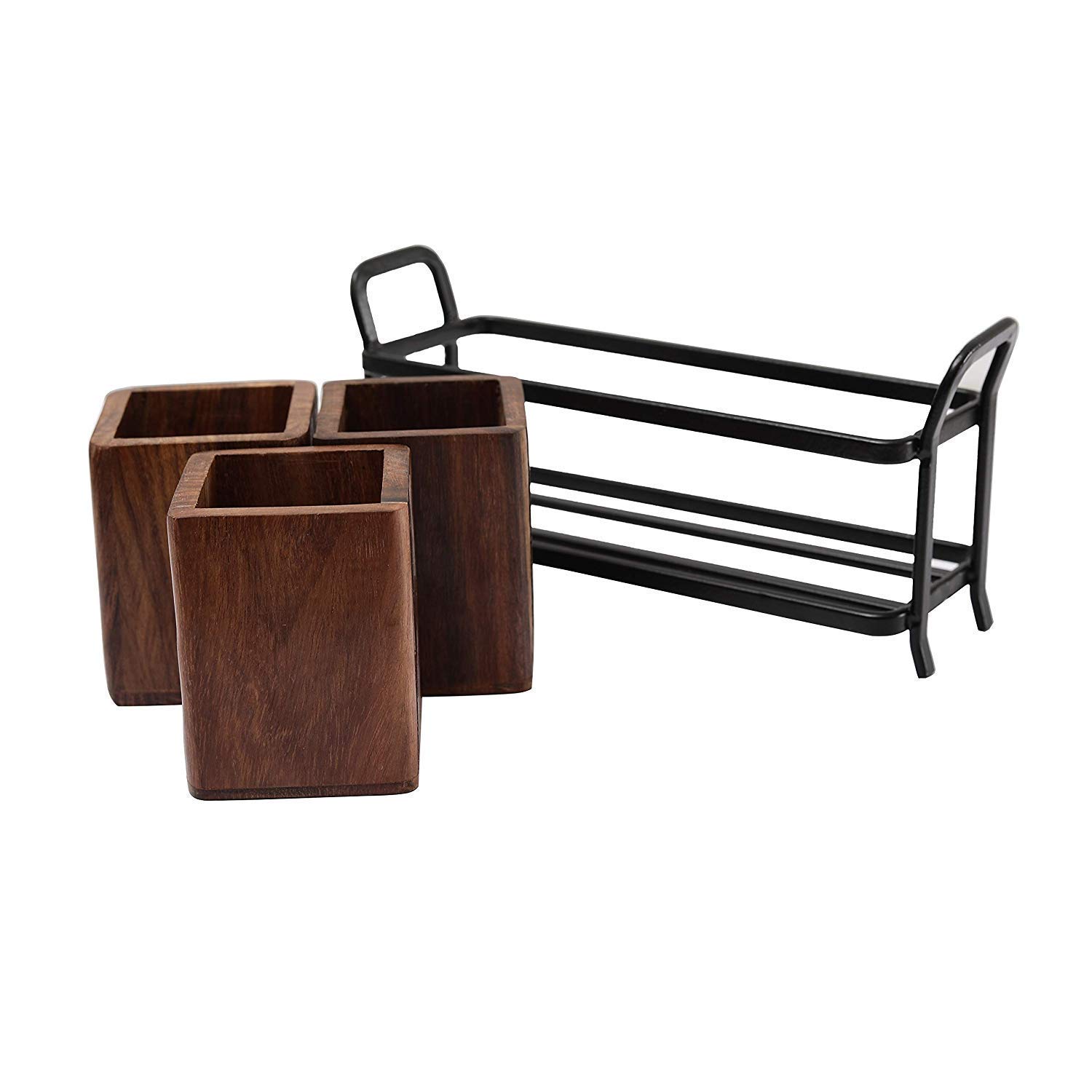 Wooden Cutlery Rack - Stylish Dining Table Organizer -3 Wooden Cutlery Rack - Stylish Dining Table Organizer -3