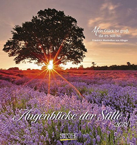 Augenblicke der Stille 2018: aufstellbarer Postkartenkalender Augenblicke der Stille 2018: aufstellbarer Postkartenkalender