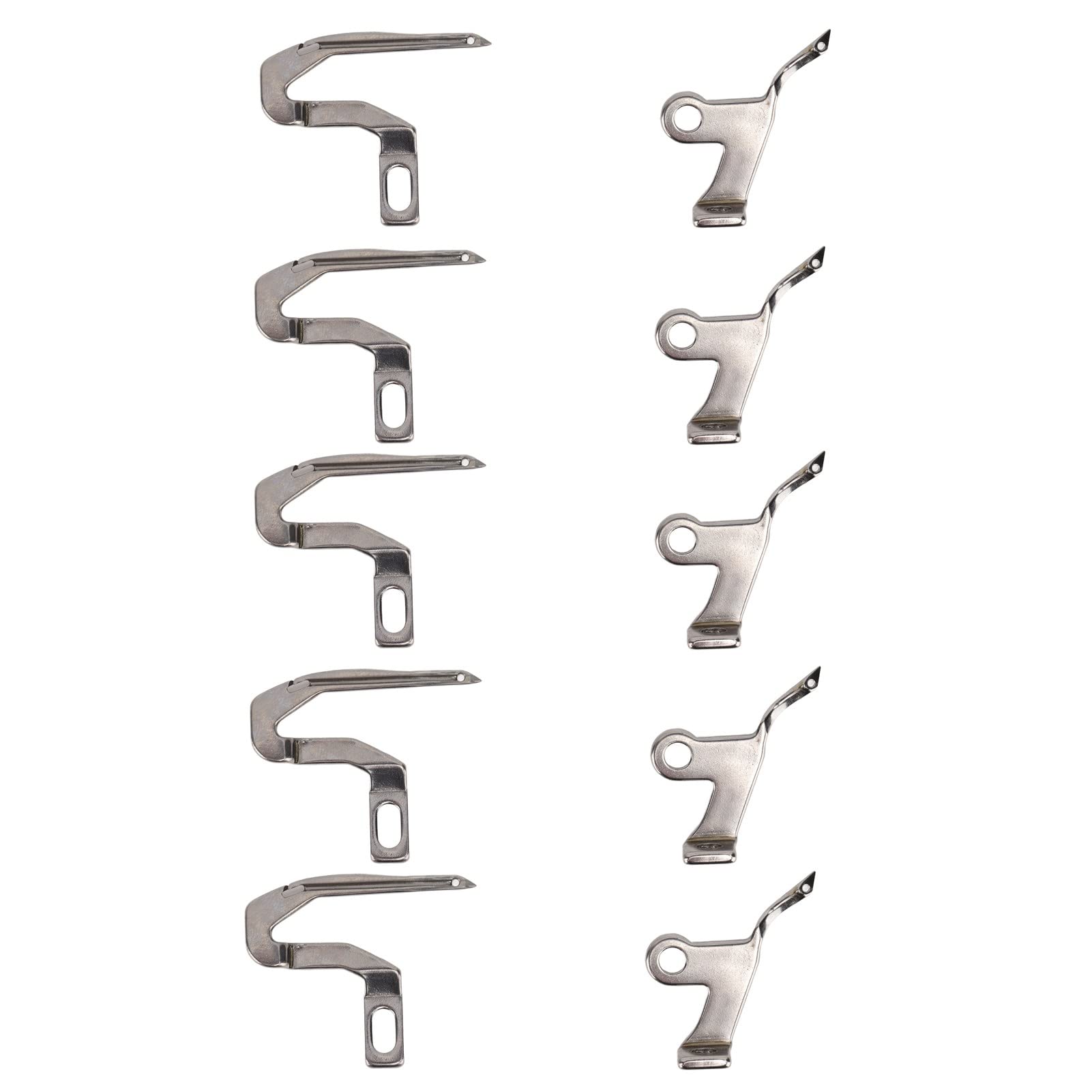 Sewing Machine Overlock Looper, Niiyen 10PCS Sewing Machine Looper Wear Resistant Stainless Steel Sewing Machine 14u Looper Sewing Machine Replacement Parts