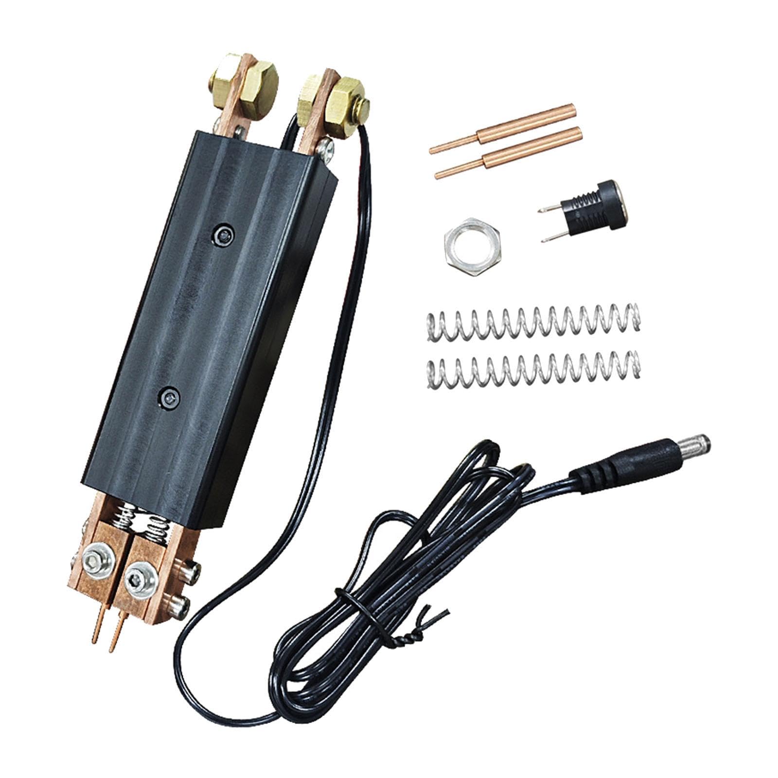 Amagogo Soldador de puntos portátil, multiusos, para accesorios, planchas, acero inoxidable, soldadura de chapa, herramienta de soldadura, accesorio, máquina