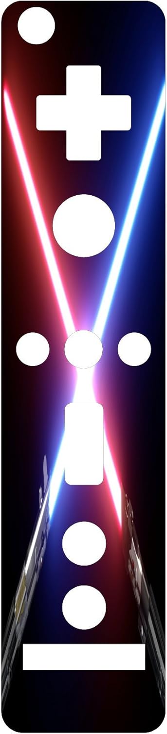 Crossed Blades Wiimote Wii Controller Vinyl Decal Sticker Skin by Demon Decal