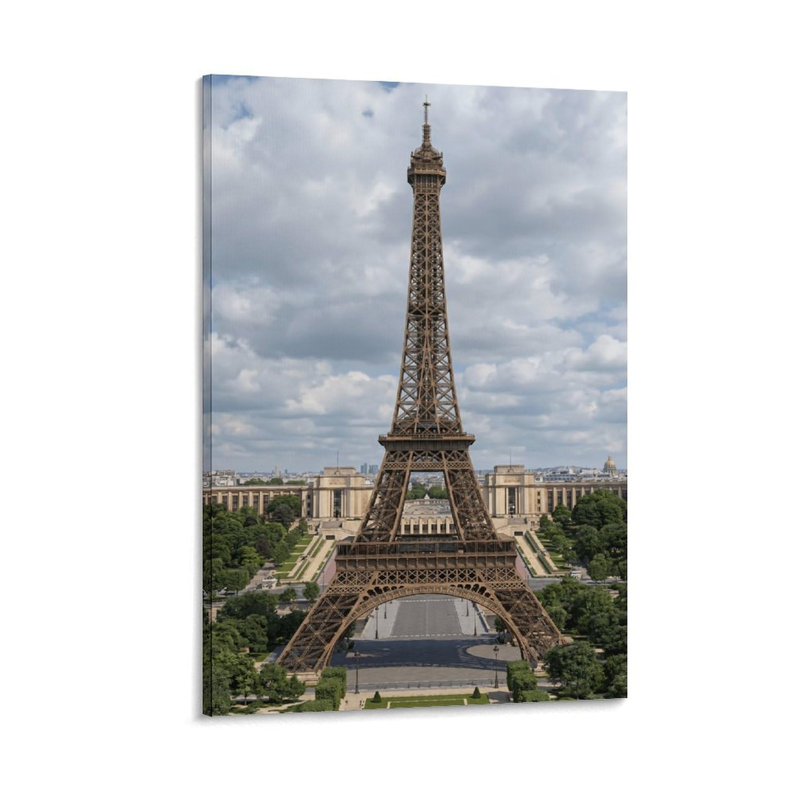 Eiffel Tower Paris Wall Decor Poster Canvas Prints Picture Modern Canvas Wall Art Picture Wall Hanging for Living Room Bedroom Home Decorations 20x30inch(50x75cm)