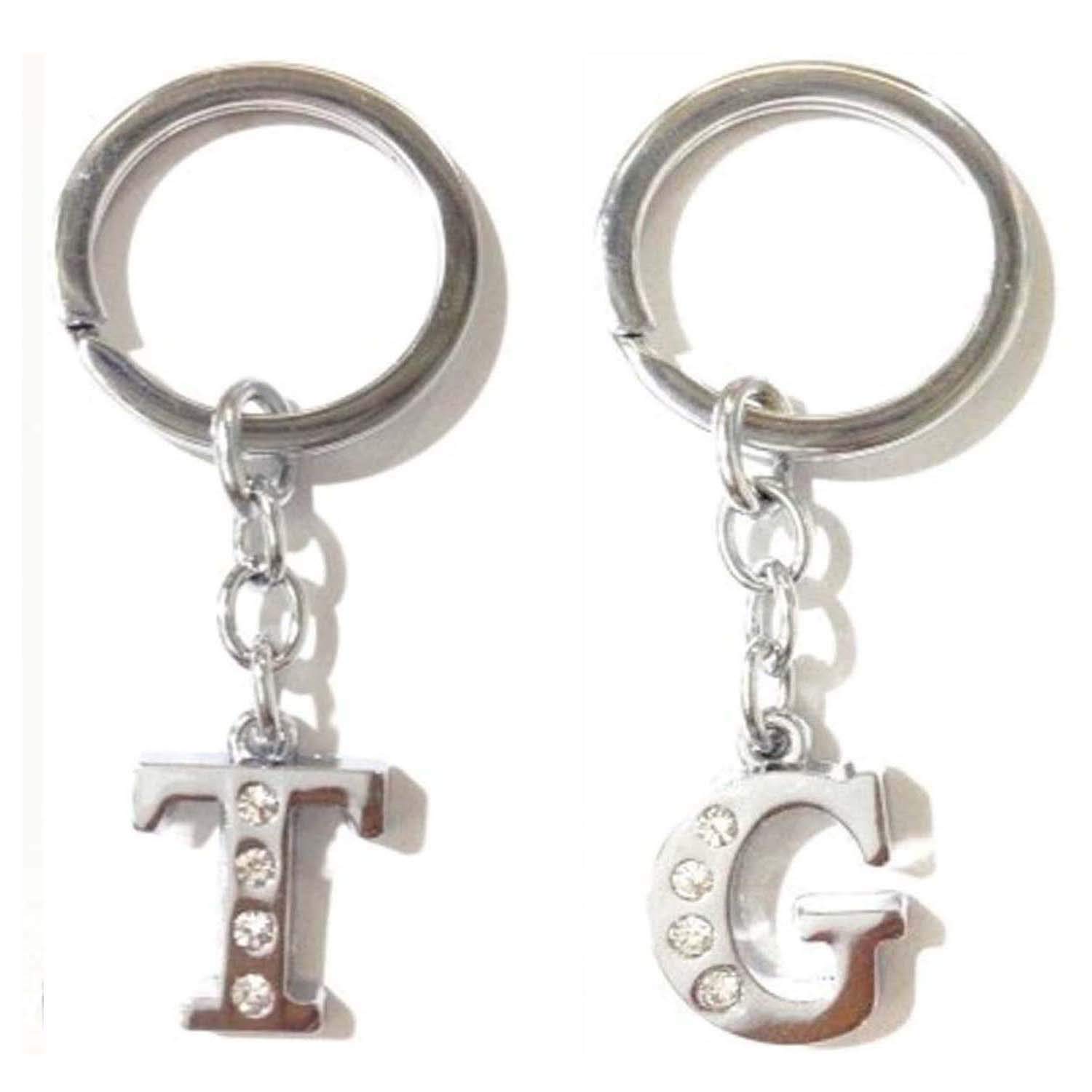 Rashi Traders Alphabet G Letter & T Letter Key Chain