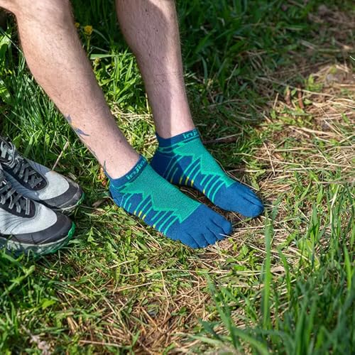 Image of Injinji Men's Run Midweight No Show Toesocks