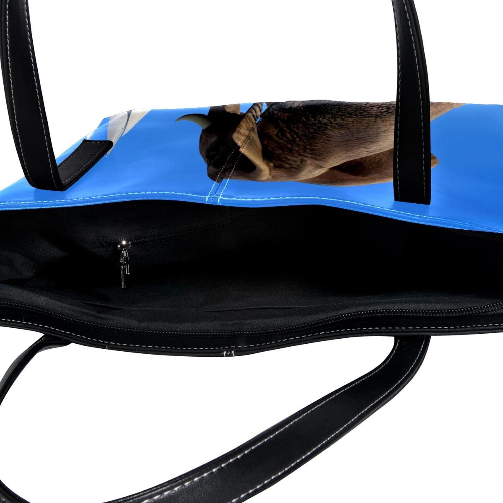 Bolsa de mano personalizada con cremallera, bolsas de hombro casuales para uso diario, trabajo, escuela, elefante gordo sentado, barco con aspecto acuático, Varios colores