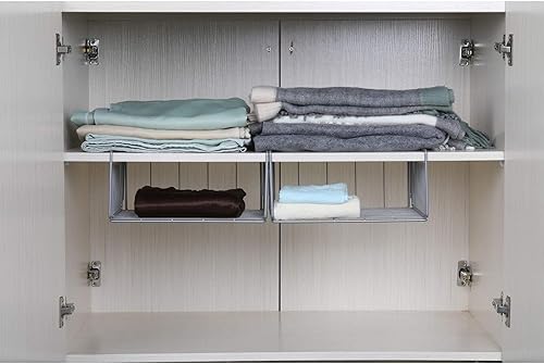 Miniatura 4 de SUFAUY Paquete de 2 cestas organizadoras para debajo del gabinete, cestas de almacenamiento colgantes de alambre de metal con capacidad para hasta