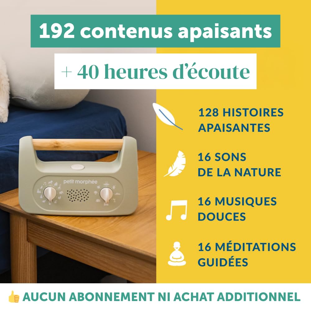 Morphée My Little Morphée - La Boîte à Histoire qui Révolutionne le Sommeil des Enfants - 700.000 clients (Français, Anglais, Espagnol, Catalan)
