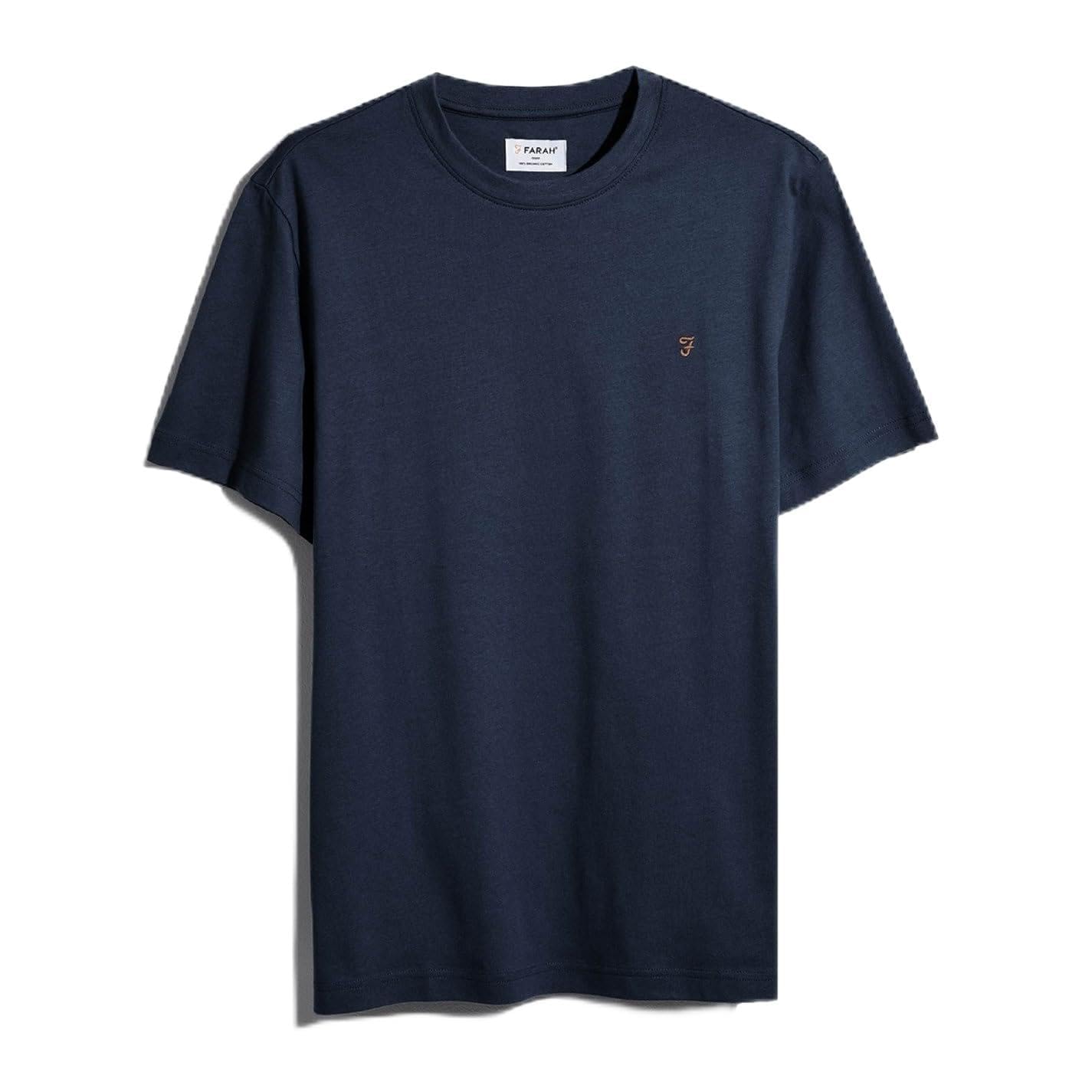 Farah Men's Blue Regular Fit T-Shirt in Size XS, Sports Direct
