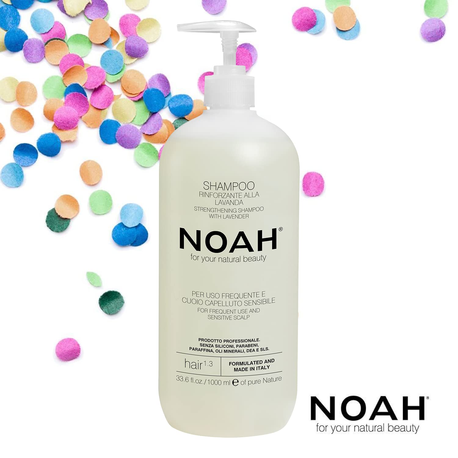 Noah Lavanda Champu Fortificante 1000Ml Cura della persona e salute