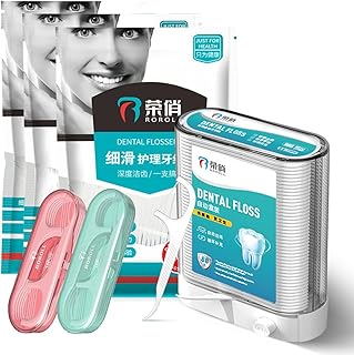 Dental Floss, Refillable Dental Floss Picks Dispenser 3 Cases with 432 Pcs Floss Sticks for Adults Kids Teeth Cleaning, Teeth Clean Dental Flossers Picks Organizer, Toothpicks Floss for Family Travel