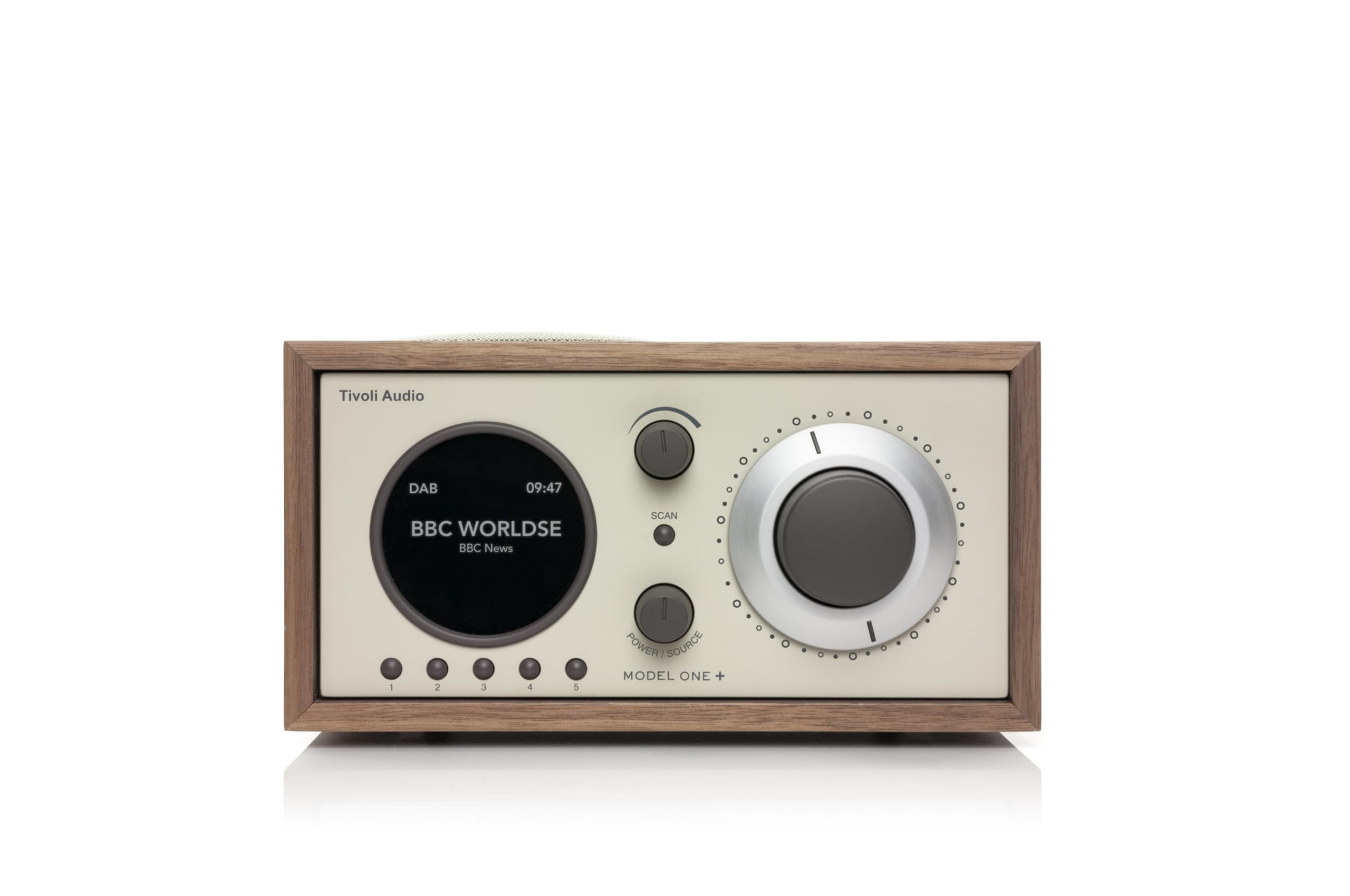 Tivoli Audio Model One+ FM/DAB/DAB+ Bluetooth Radio (Noce/Beige)