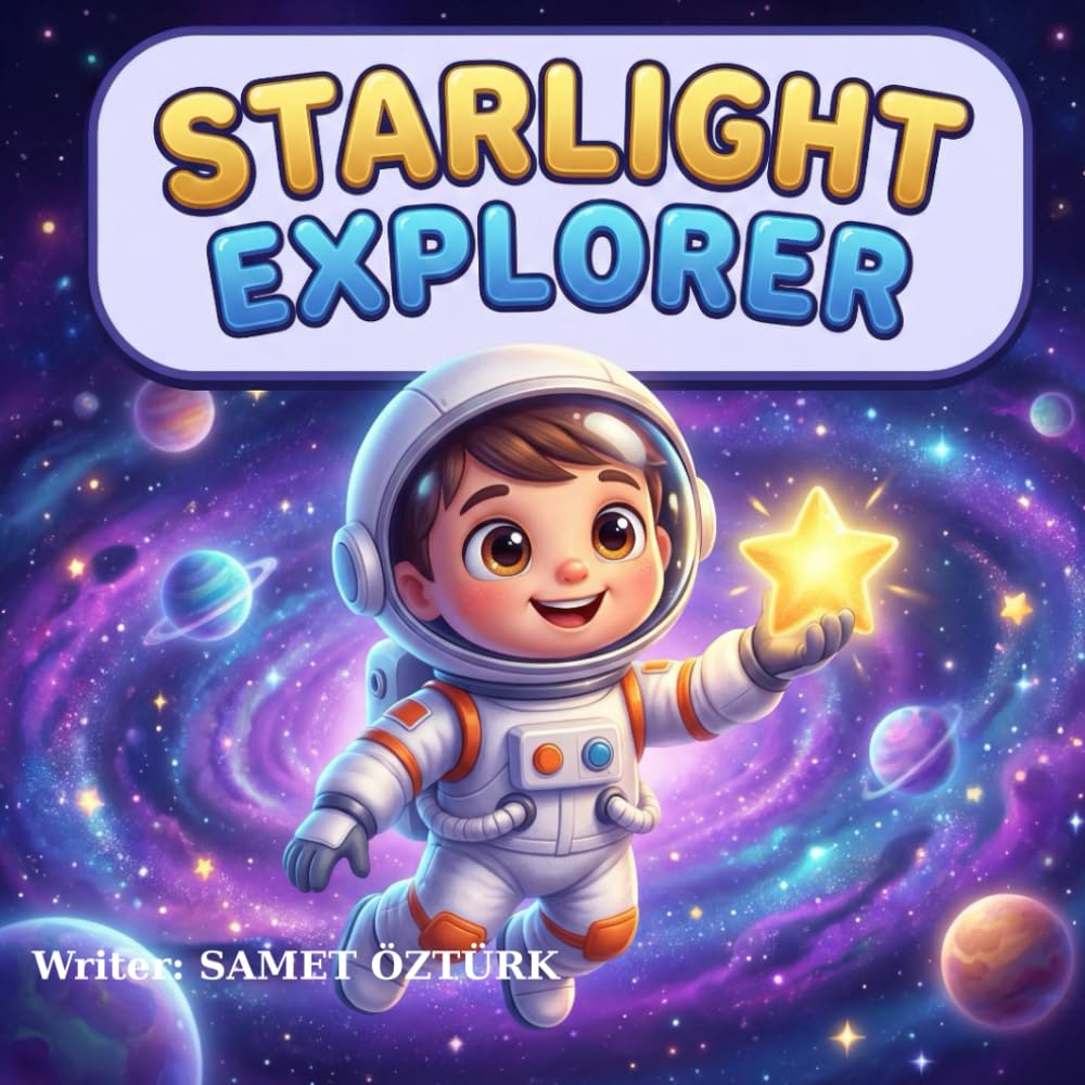 Starlight Explorer: The Little Astronaut’s Adventure: Learning Space Shapes and Colors - A Fun Educational Book for Kids
