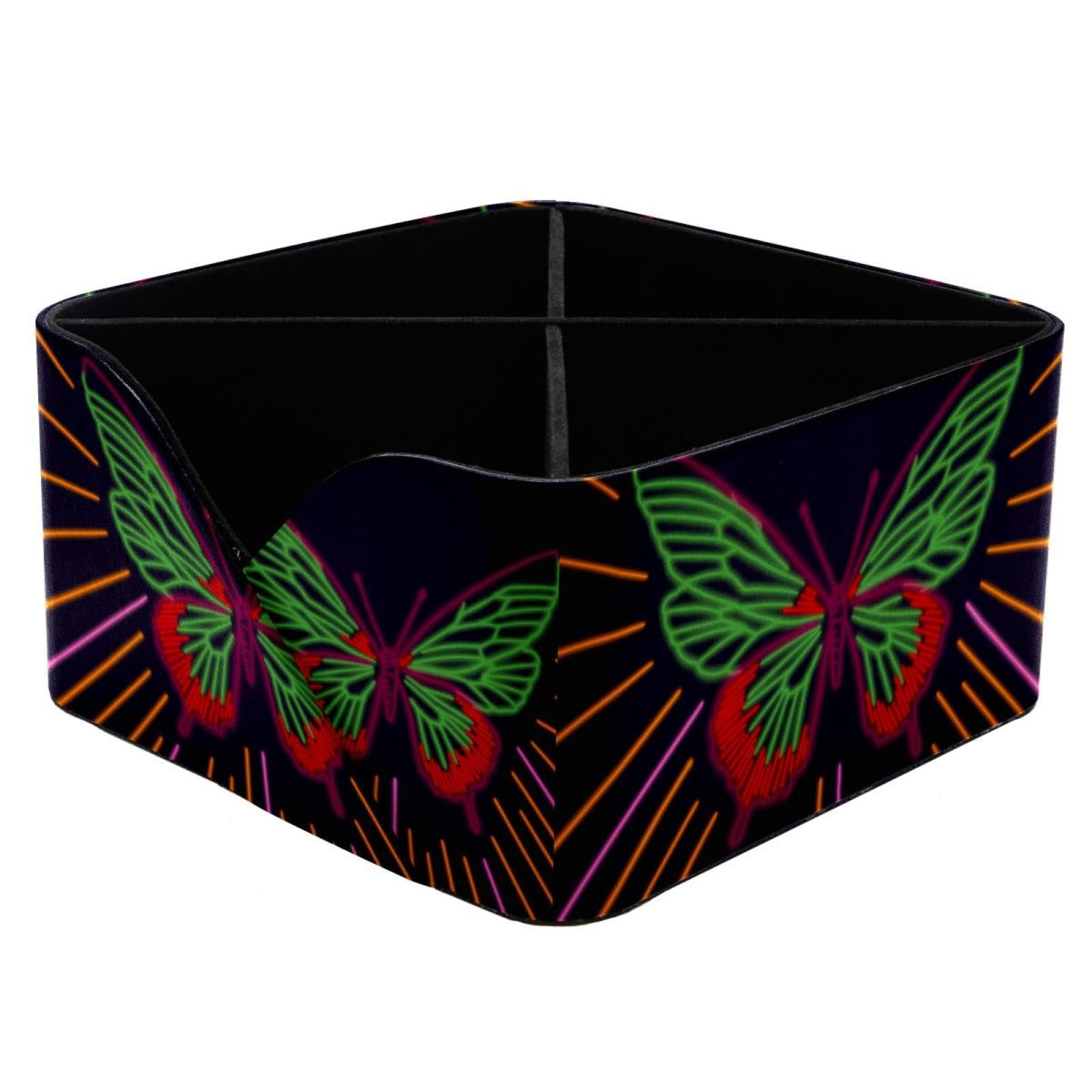 Organiseur de bureau papillon grand format pour stylos et pinceaux