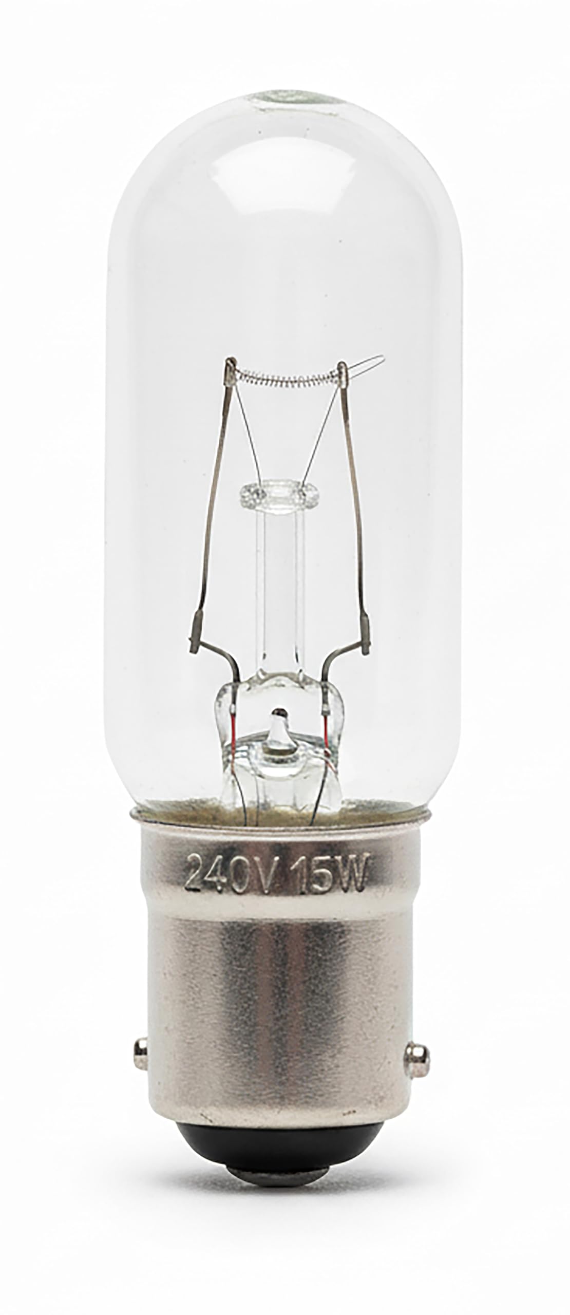 Hemline Sewing Machine Bulb – Large 15W/240V SBC Bayonet Cap for Universal Sewing Machines and Appliances, Natural Light Push in Replacement Bulb – 22 x 65mm (0.875 x 2.5in) Type C — image 1