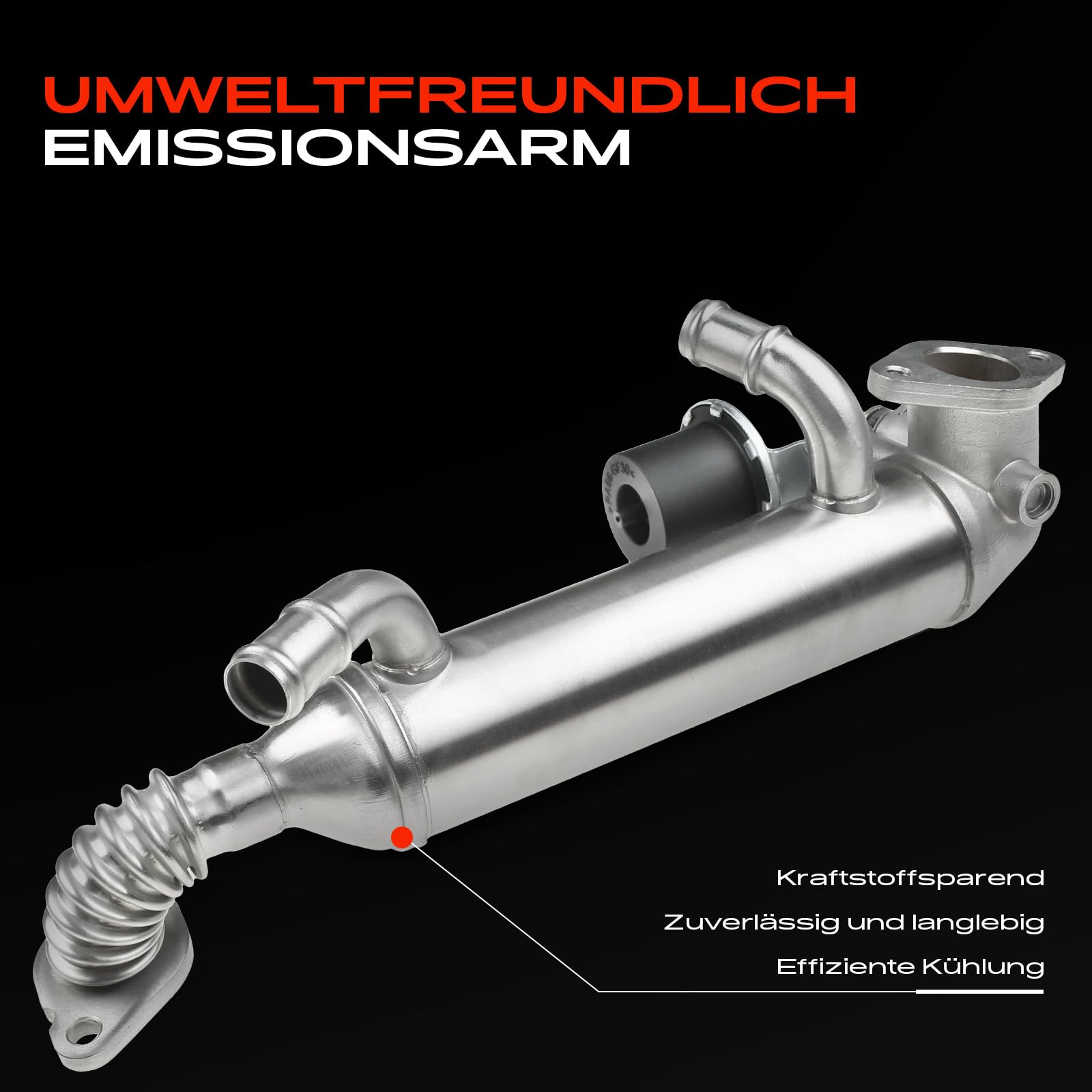 Frankberg AGR-Ventil Kühler Abgasrückführung für M-u-l-t-i-v-a-n V T-o-u-a-r-e-g Transporter V 2.5 TDI Diesel 2003-2010 070131512F