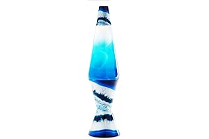 Spencer Gifts Blue and White Lava Lamp - 27 Inch Grande