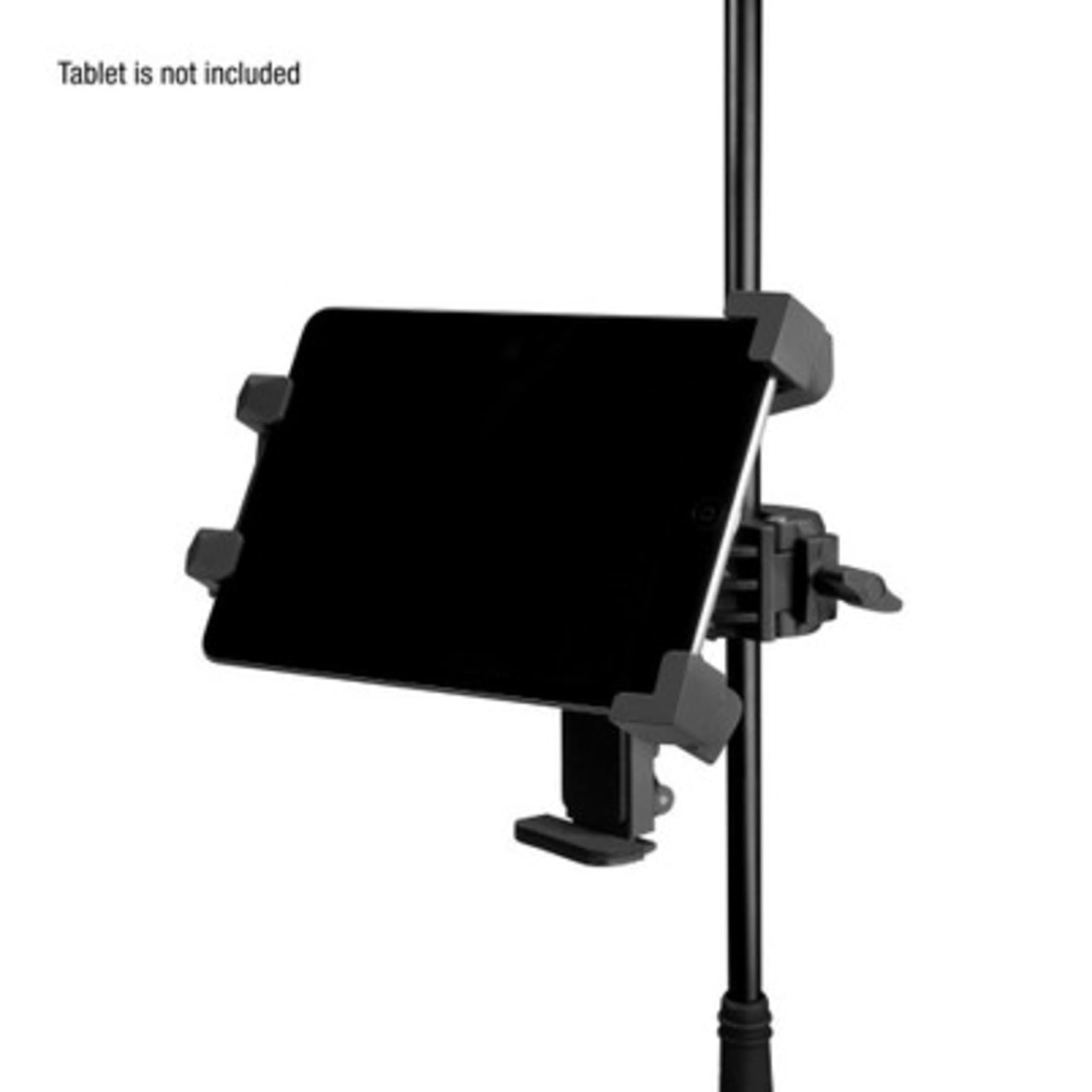 Adam Hall Stands THMS 1 – uniwersalny uchwyt na tablet z wielofunkcyjnym uchwytem