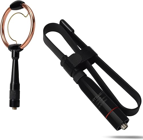 Miniatura 1 de HYS SMA - Antenas HT de alta ganancia VHF UHF 144430 MHz de 20 W para BaoFeng BF-F8HP UV-82HP BF-888S UV-5R UV-82 DMR-6X2 DM-1701 DM-1801 DM-5R