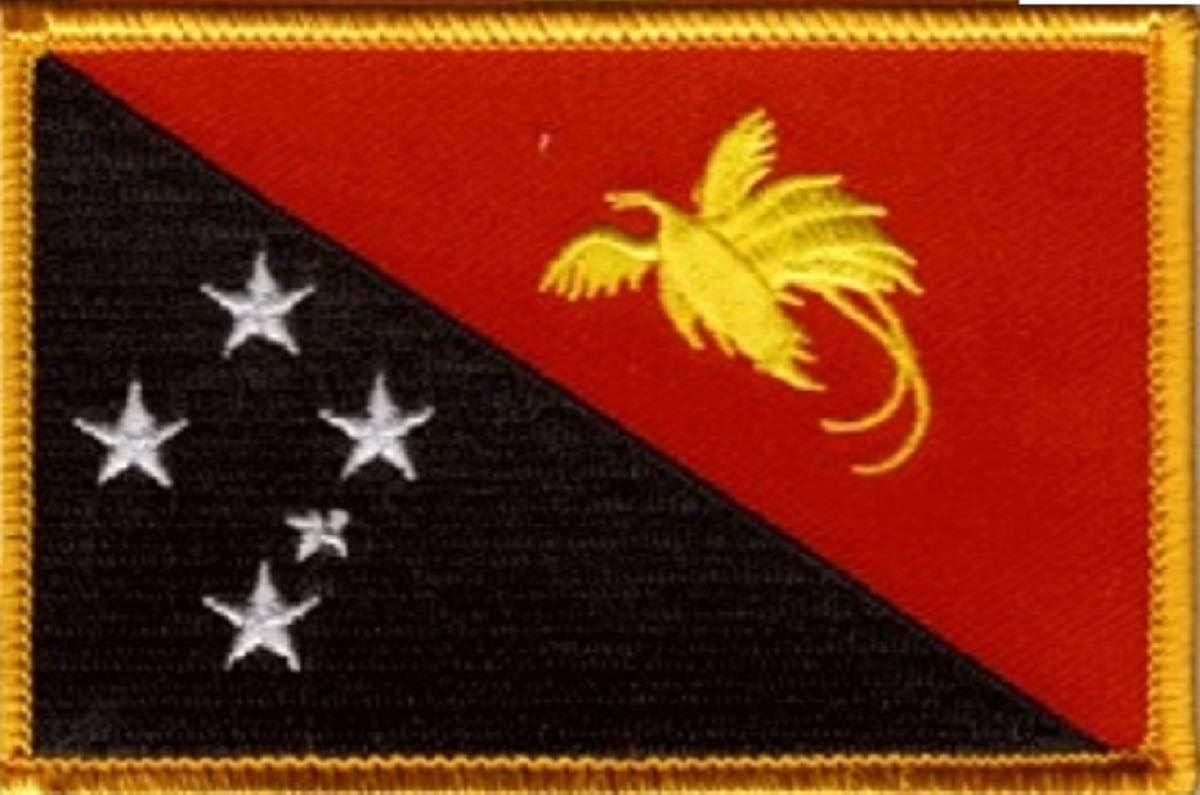 Morocco Flag Patch, Measures 3.50" x 2.25", International Embroidered Iron On or Sew On Flag Patch Emblems Over 100 Patch Options Available