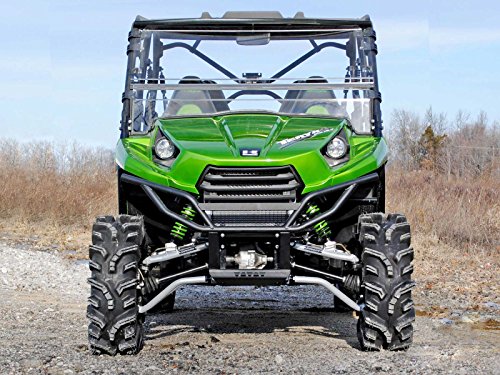 Superatv 1.5" Black Forward Offset A Arms For 2012+ Kawasaki Teryx 4/2014+ Kawasaki Teryx 800/2015+ Kawasaki Teryx | Fit Up To 30" Tires | 1.25” Tubing 25% Larger Than Stock! #TOP2