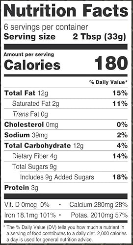 Fabalous Organic Crunchy Chocolate Spread (Hazelnut And Cocoa Chickpea Spread) Vegan, Dairy Free, No Palm Oil, Less Sugar, More Protein (7.05Oz) #TOP2